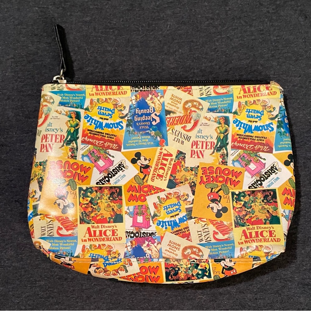 Disney Vintage Movie Poster Cosmetic Bag